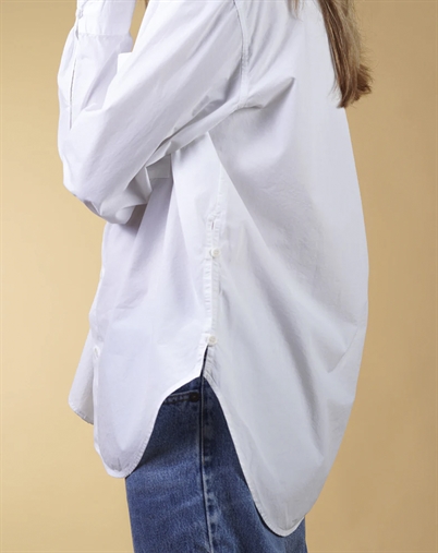  Elsk - Poplin Womans Skjorte - White 